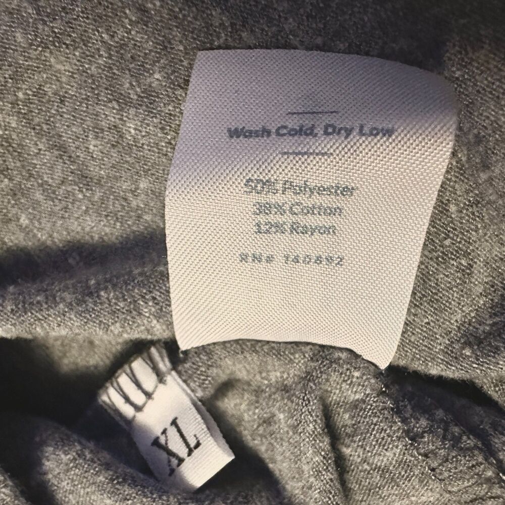 Marine Layer Mens XL Peace Sign Crew T-shirt | Made in California | Heather Gray - Picture 5 of 8